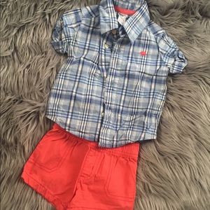 EUC little boys short set